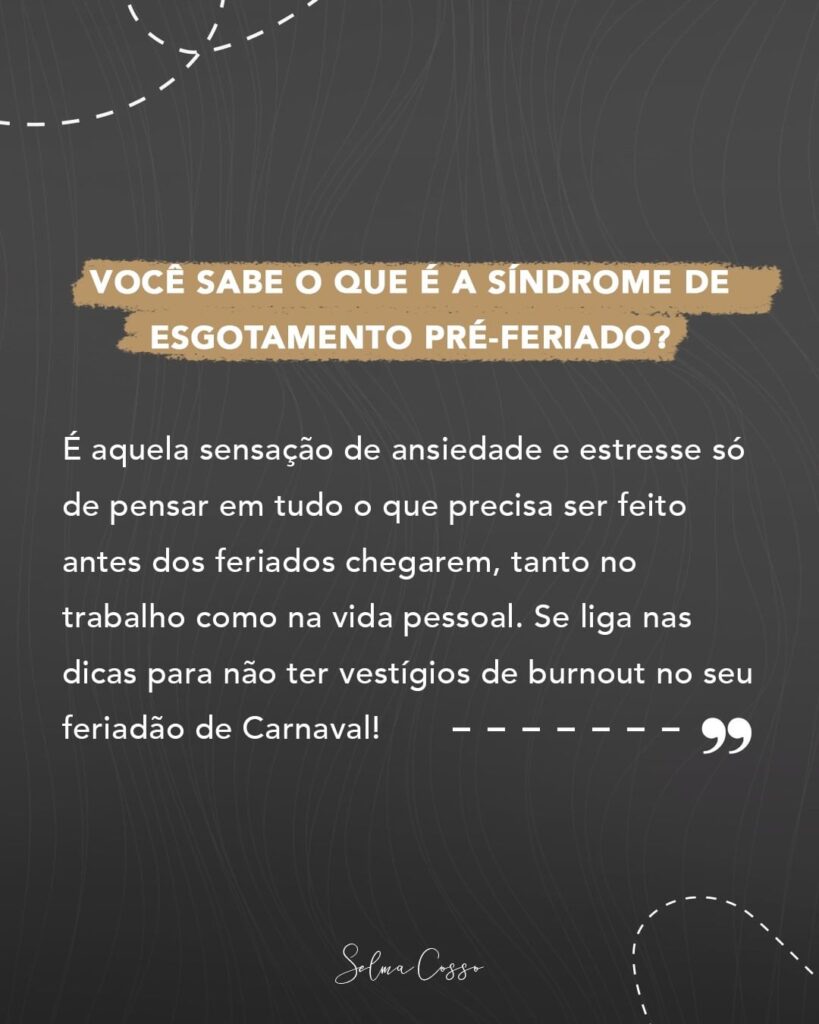  Semana de feriadão e já merecida refrescada nos