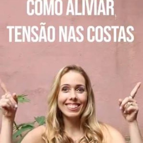 como aliviar tensão nas costas